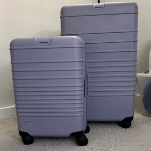 BEIS Lavender Purple Hardside Luggage Set
